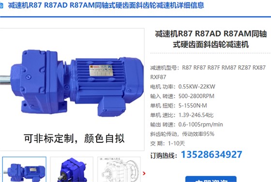 R87减速电机