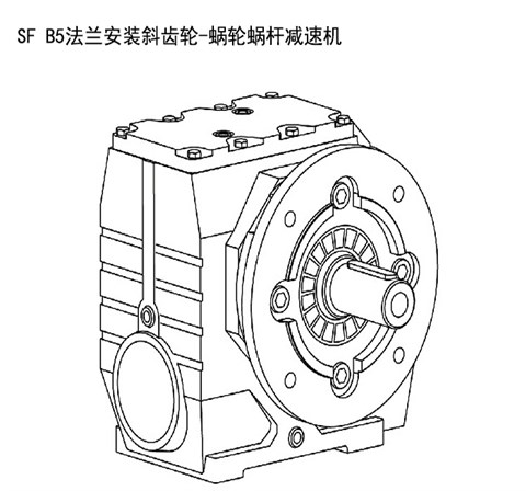 SF37 SF37AD SF37AM自锁蜗轮蜗杆减速电机