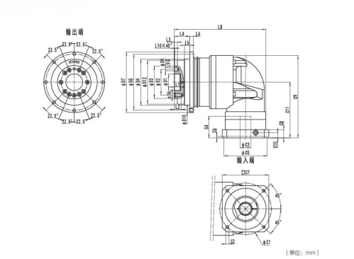 <b>NDR110系列精密行星减速器型号尺寸与图纸</b>