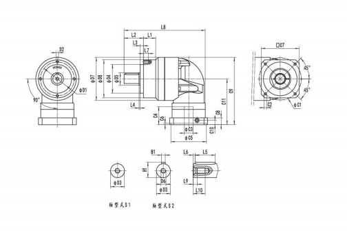 NER090系列精密行星减速器