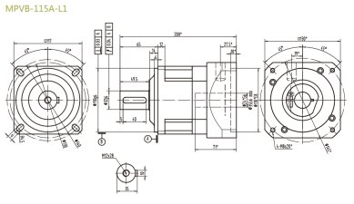 MPVB115AL1精密行星减速机的安装注意事项