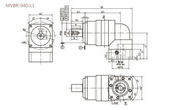 MVBR040L1P0行星减速机具有低背隙高精度的优势
