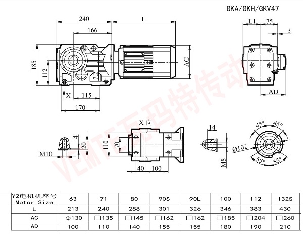 KA KH KV47减速机