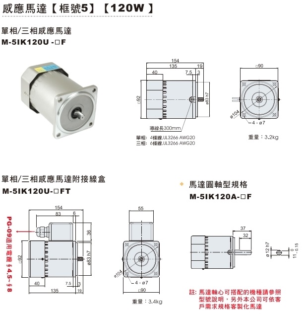 5号机 120W